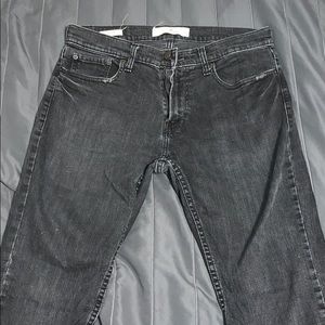 Light ripped Black Men’s Hollister Jeans 32x30